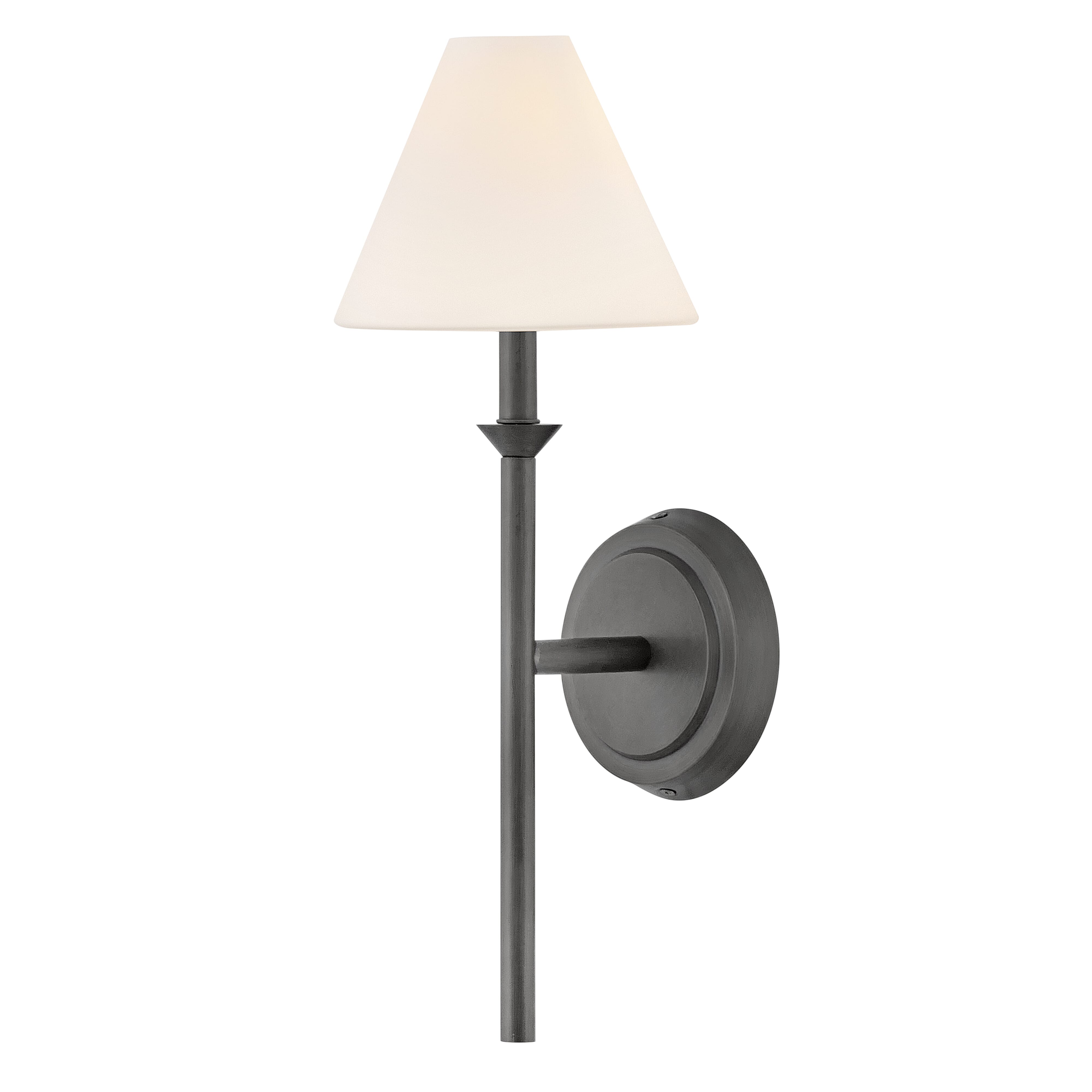 Blackened Brass LED Wall Sconce from the Greta Collection