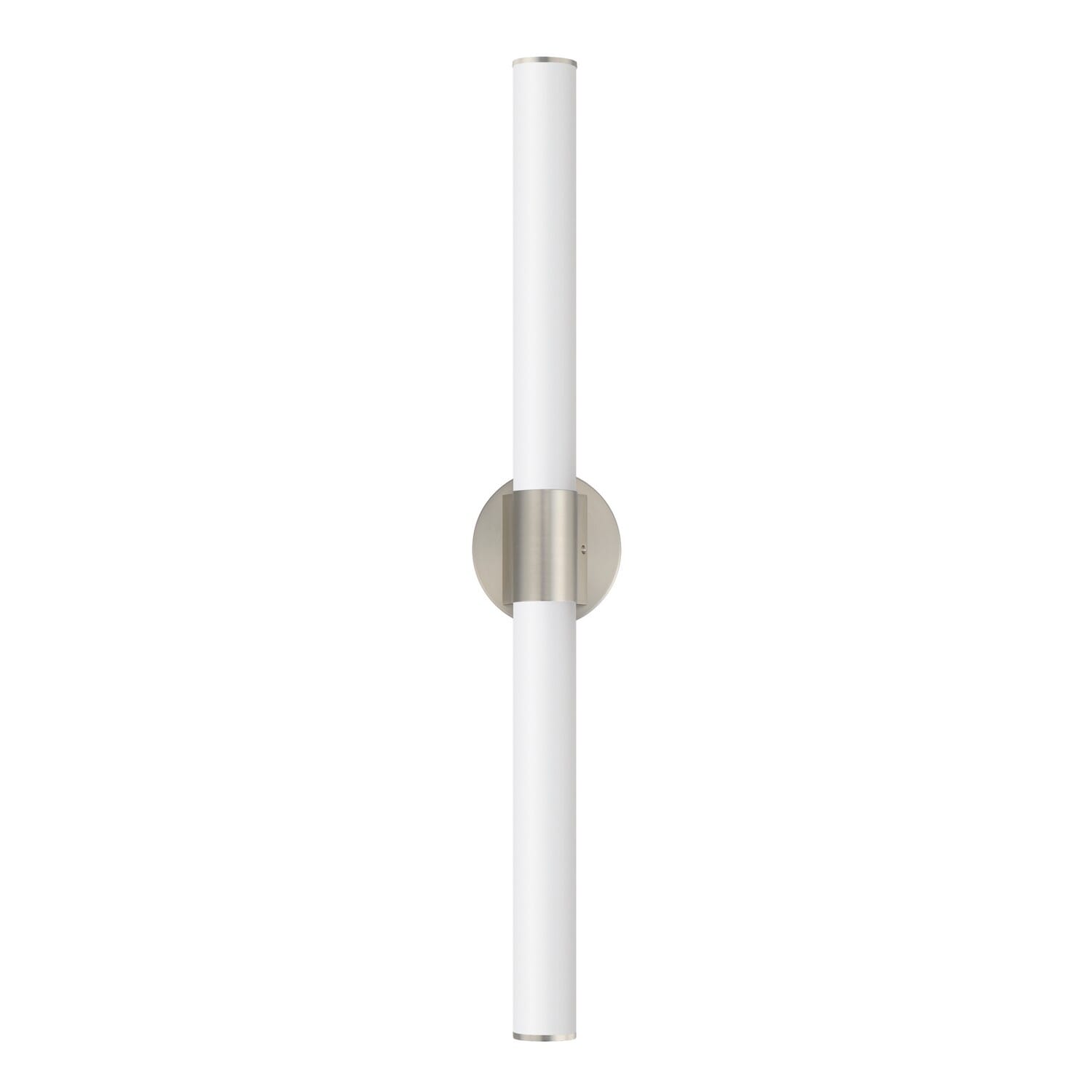 Tubo 1-Light LED Bathroom Vanity Light in Satin Nickel