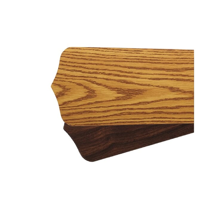 Quorum 52" Reversible Ceiling Fan Blade in Medium Oak or Walnut Quorum 52" Reversible Ceiling Fan Blade in Medium Oak or Walnut