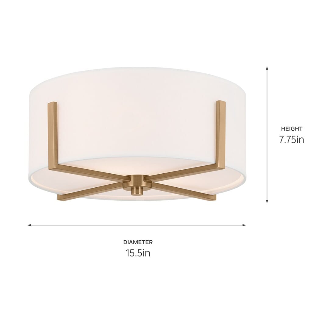 Kichler Malen Flush Mount - Thumbnail 4