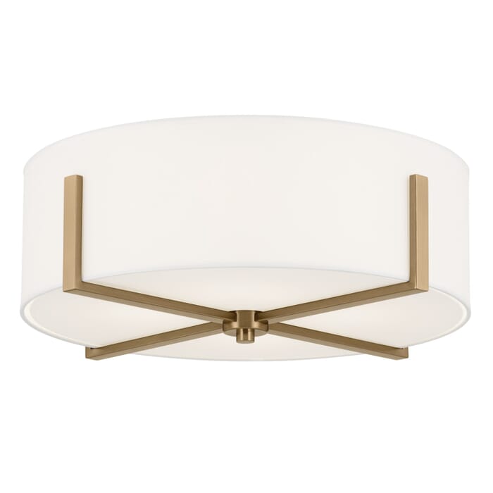 Malen 4-Light Flush Mount in Champagne Bronze Malen 4-Light Flush Mount in Champagne Bronze