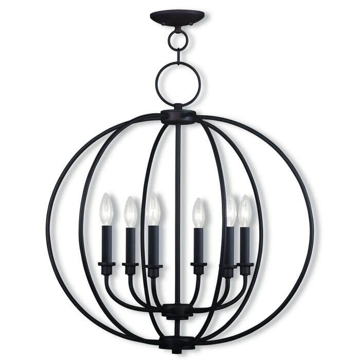 Milania 6-Light Chandelier in Bronze Milania 6-Light Chandelier in Bronze