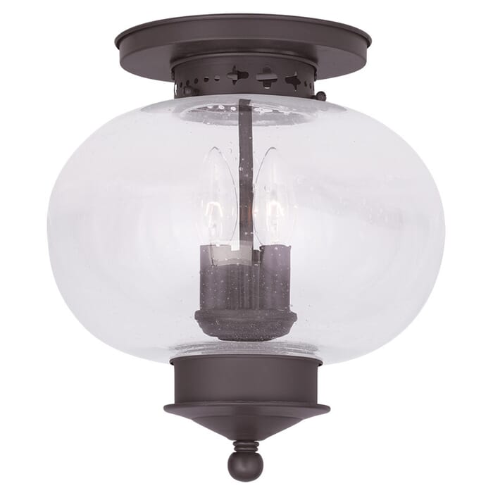 Harbor 3-Light Ceiling Mount in Bronze Harbor 3-Light Ceiling Mount in Bronze