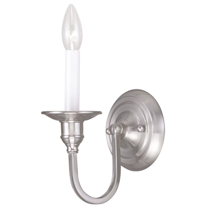 Cranford 1-Light Wall Sconce in Brushed Nickel Cranford 1-Light Wall Sconce in Brushed Nickel