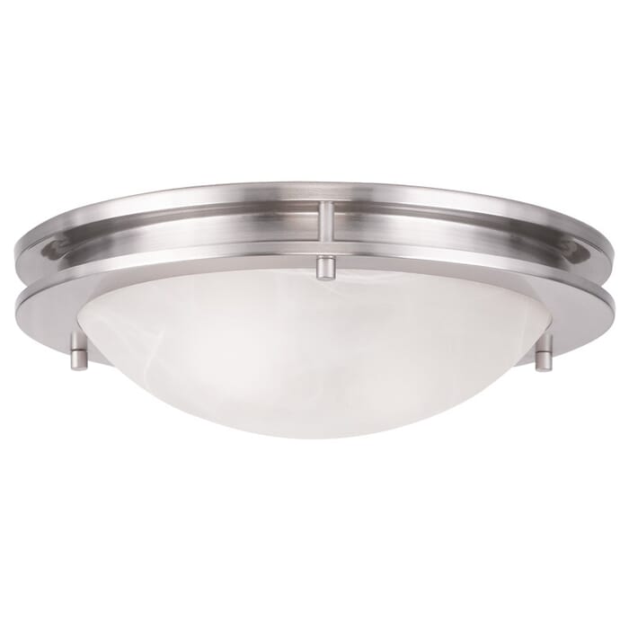 Ariel 2-Light Ceiling Mount in Brushed Nickel Ariel 2-Light Ceiling Mount in Brushed Nickel