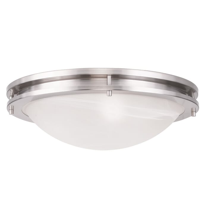 Ariel 3-Light Ceiling Mount in Brushed Nickel Ariel 3-Light Ceiling Mount in Brushed Nickel