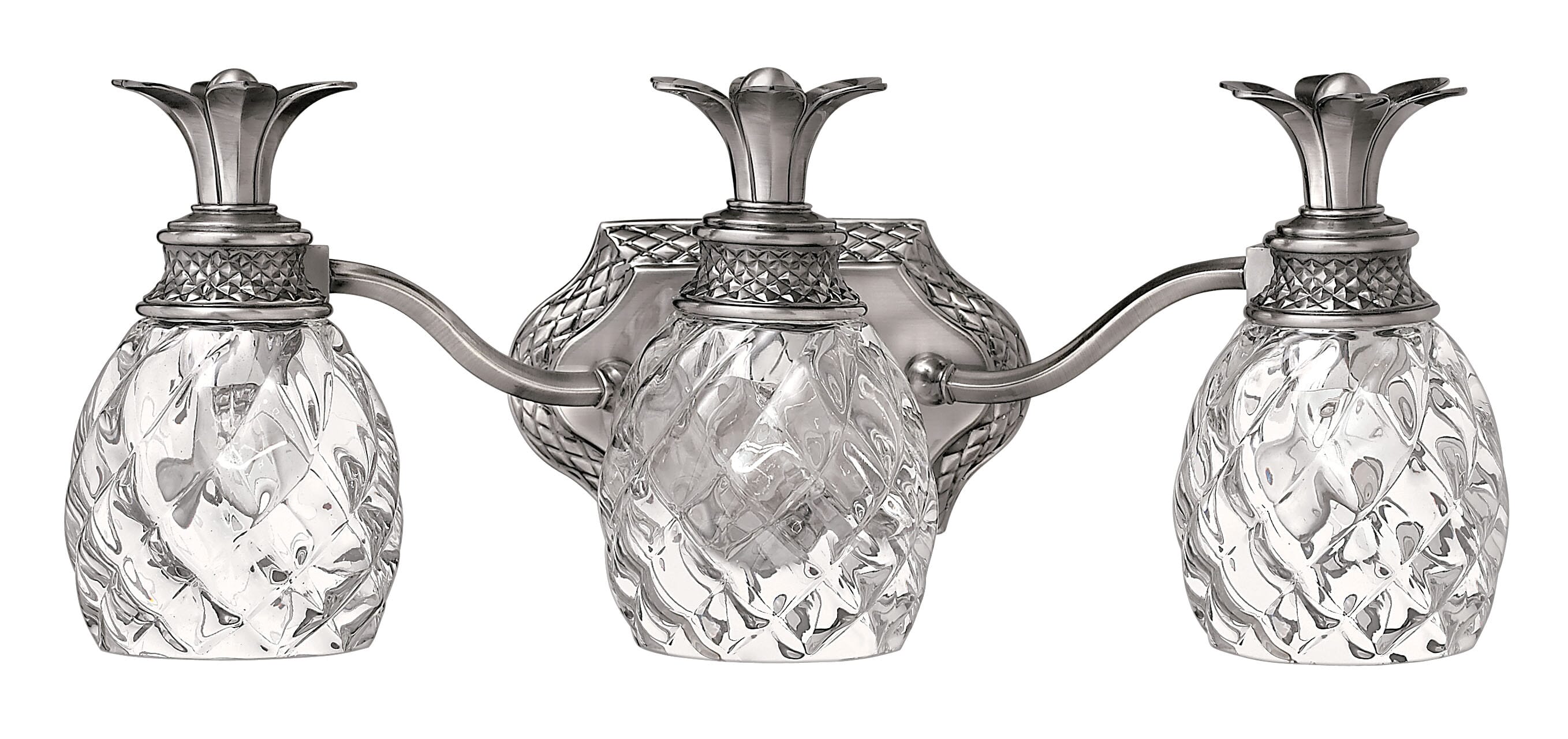 Polished Antique Nickel LED Bath from the Plantation Collection
