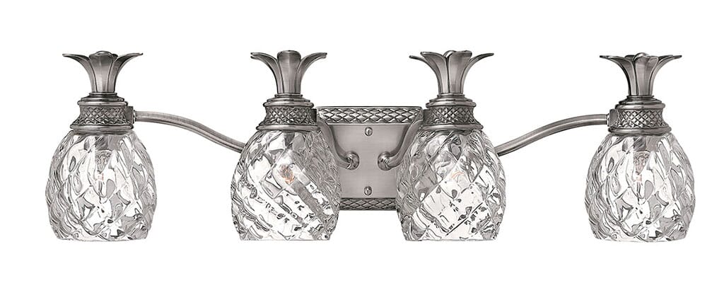 Polished Antique Nickel LED Bath from the Plantation Collection