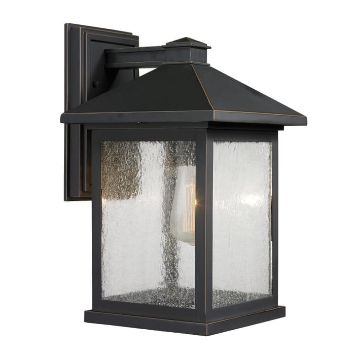 Z-Lite Portland 1-Light Outdoor Wall Sconce In Oil Rubbed Bronze Z-Lite Portland 1-Light Outdoor Wall Sconce In Oil Rubbed Bronze