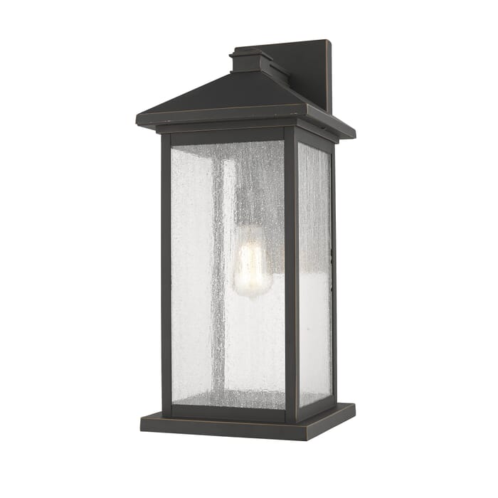 Z-Lite Portland 1-Light Outdoor Wall Sconce In Oil Rubbed Bronze Z-Lite Portland 1-Light Outdoor Wall Sconce In Oil Rubbed Bronze