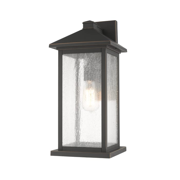 Z-Lite Portland 1-Light Outdoor Wall Sconce In Oil Rubbed Bronze Z-Lite Portland 1-Light Outdoor Wall Sconce In Oil Rubbed Bronze