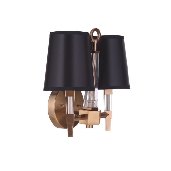 Craftmade Tarryn 2-Light Chandelier in Satin Brass Craftmade Tarryn 2-Light Chandelier in Satin Brass