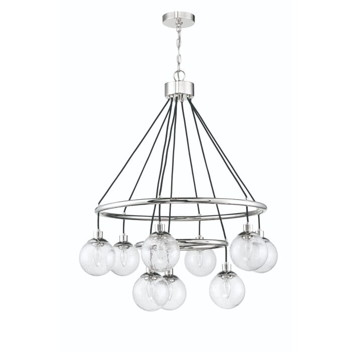 Craftmade Que 9-Light Chandelier in Chrome Craftmade Que 9-Light Chandelier in Chrome