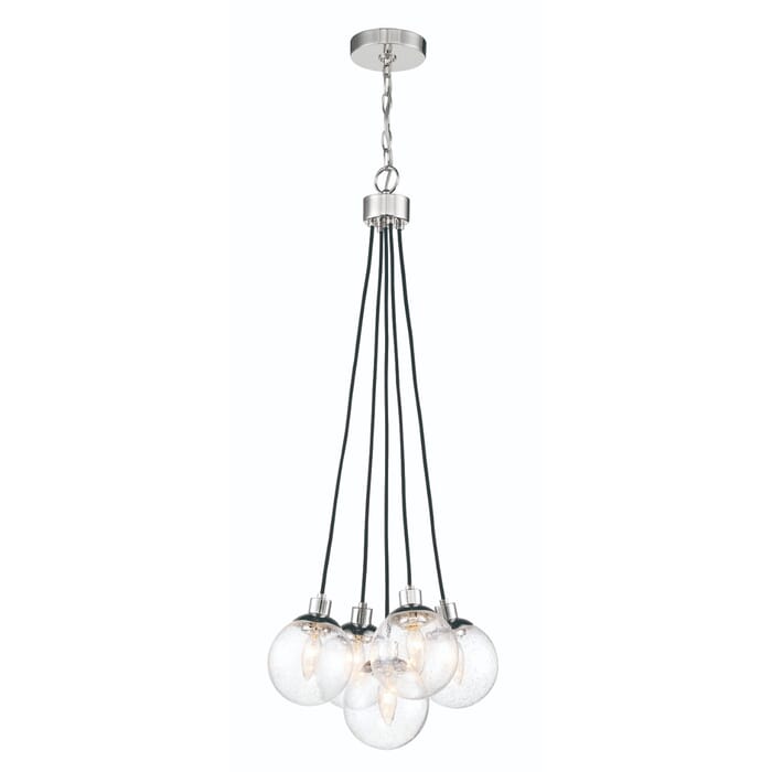 Craftmade Que 5-Light Chandelier in Chrome Craftmade Que 5-Light Chandelier in Chrome