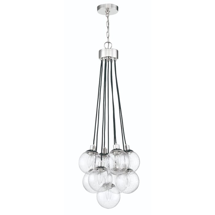 Craftmade Que 9-Light Chandelier in Chrome Craftmade Que 9-Light Chandelier in Chrome