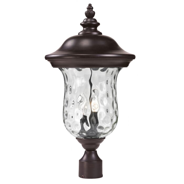 Z-Lite Armstrong 2-Light Outdoor Post Mount Fixture Light In Bronze Z-Lite Armstrong 2-Light Outdoor Post Mount Fixture Light In Bronze
