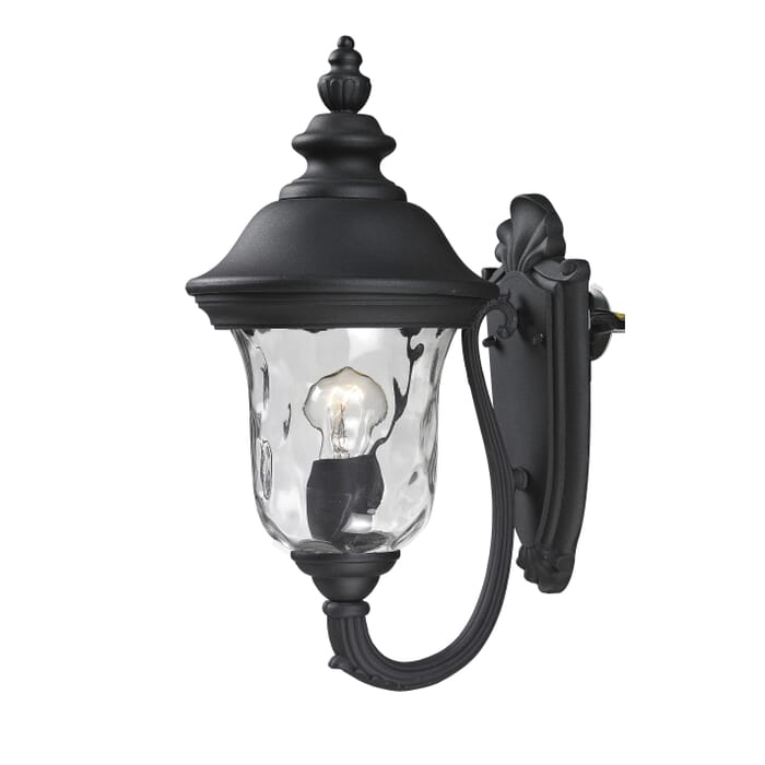 Z-Lite Armstrong 1-Light Outdoor Wall Sconce In Black Z-Lite Armstrong 1-Light Outdoor Wall Sconce In Black