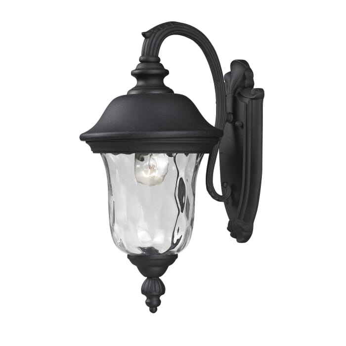 Z-Lite Armstrong 1-Light Outdoor Wall Sconce In Black Z-Lite Armstrong 1-Light Outdoor Wall Sconce In Black