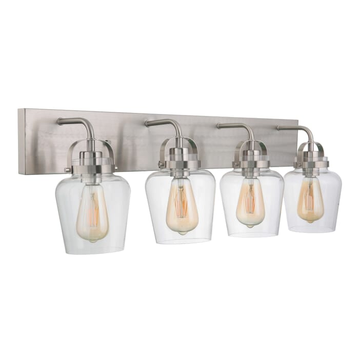 Craftmade Trystan 4-Light Wall Sconce in Brushed Polished Nickel Craftmade Trystan 4-Light Wall Sconce in Brushed Polished Nickel
