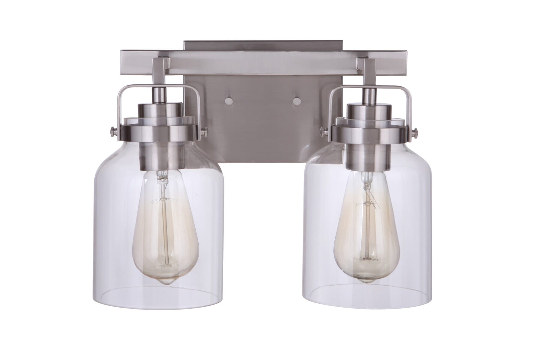 Craftmade Foxwood 2-Light Wall Sconce in Brushed Polished Nickel