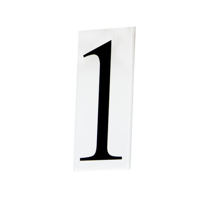 Maxim Lighting Address House Number 1 in White Maxim Lighting Address House Number 1 in White