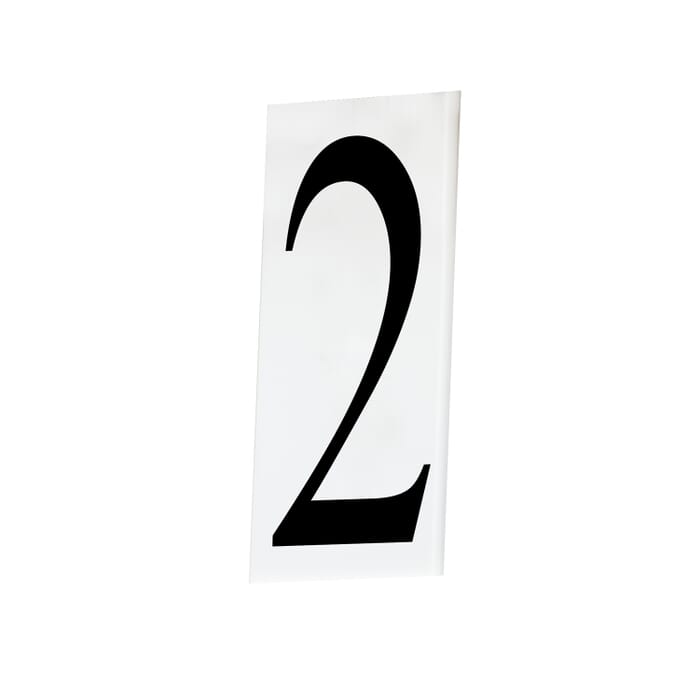 Maxim Lighting Address House Number 2 in White Maxim Lighting Address House Number 2 in White