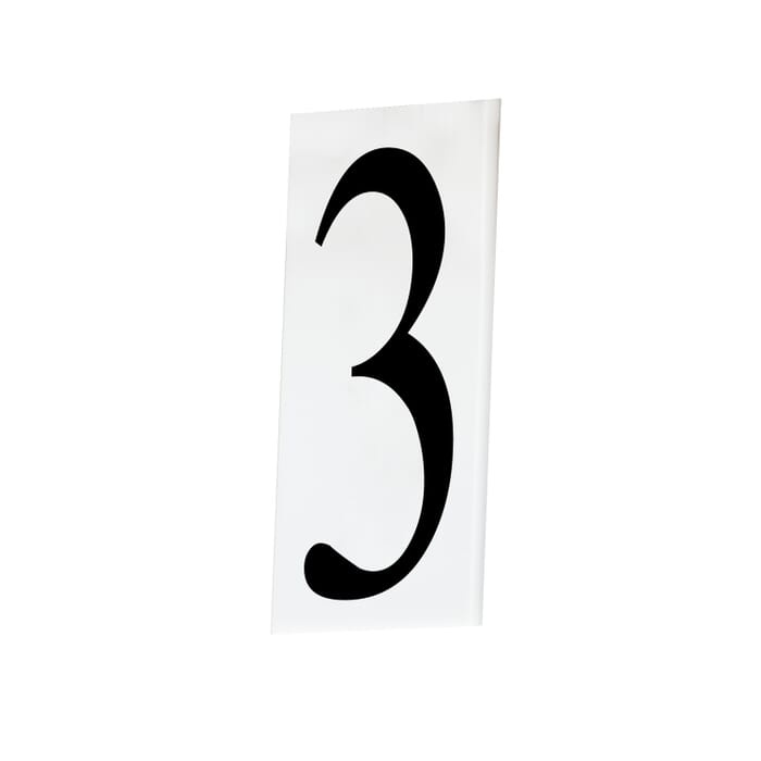 Maxim Lighting Address House Number 3 in White Maxim Lighting Address House Number 3 in White