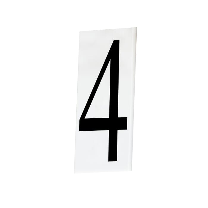 Maxim Lighting Address House Number 4 in White Maxim Lighting Address House Number 4 in White