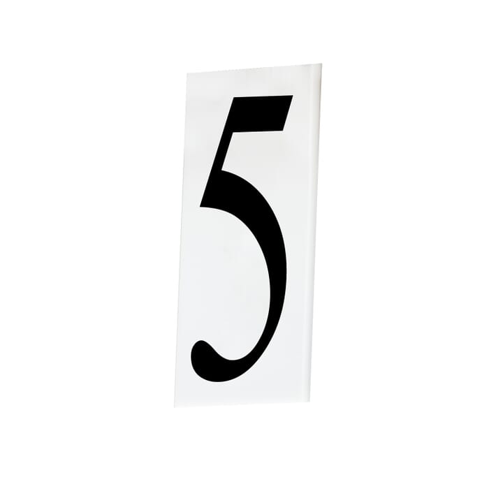 Maxim Lighting Address House Number 5 in White Maxim Lighting Address House Number 5 in White