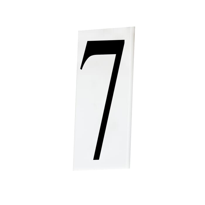 Maxim Lighting Address House Number 7 in White Maxim Lighting Address House Number 7 in White
