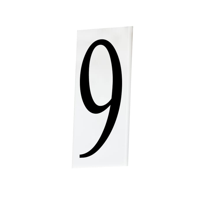 Maxim Lighting Address House Number 9 in White Maxim Lighting Address House Number 9 in White