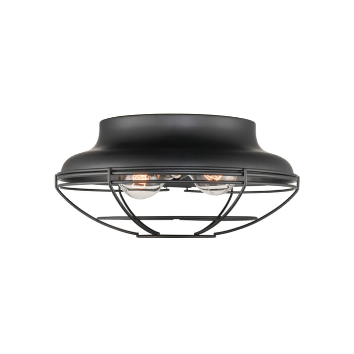 Millennium 2-Light Outdoor Ceiling Light in Matte Black Millennium 2-Light Outdoor Ceiling Light in Matte Black
