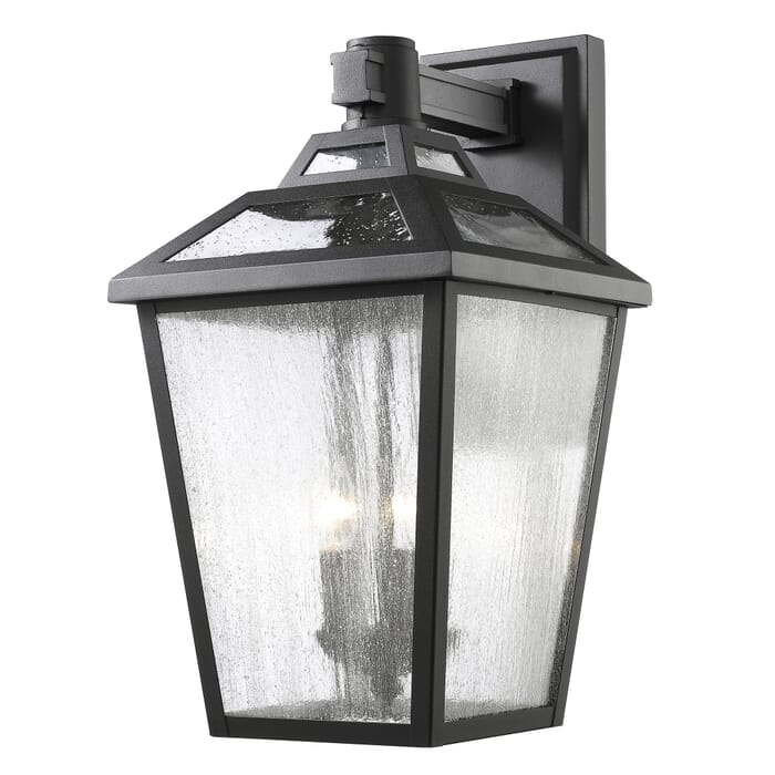Z-Lite Bayland 3-Light Outdoor Wall Sconce In Black Z-Lite Bayland 3-Light Outdoor Wall Sconce In Black