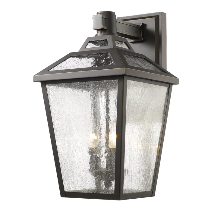 Z-Lite Bayland 3-Light Outdoor Wall Sconce In Oil Rubbed Bronze Z-Lite Bayland 3-Light Outdoor Wall Sconce In Oil Rubbed Bronze