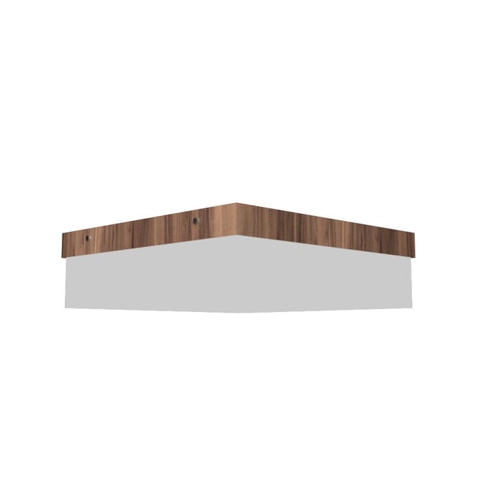 Clean LED Ceiling Mount in American Walnut Clean LED Ceiling Mount in American Walnut