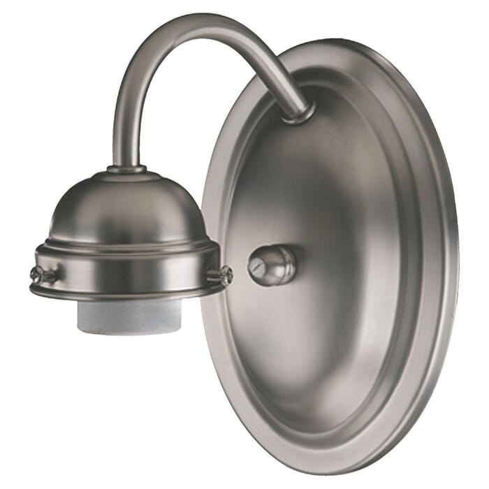 Quorum 7" Wall Sconce in Satin Nickel Quorum 7" Wall Sconce in Satin Nickel