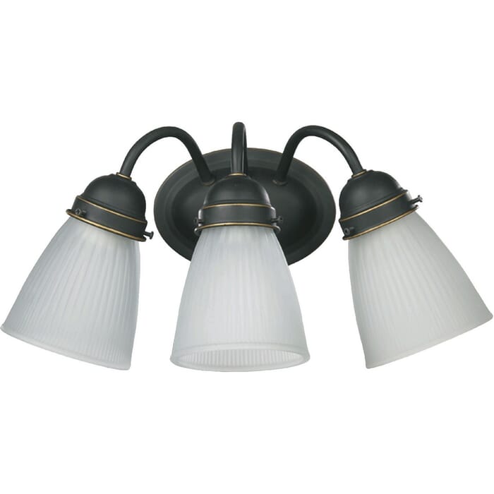 Quorum 3-Light 8" Wall Sconce in Old World Quorum 3-Light 8" Wall Sconce in Old World
