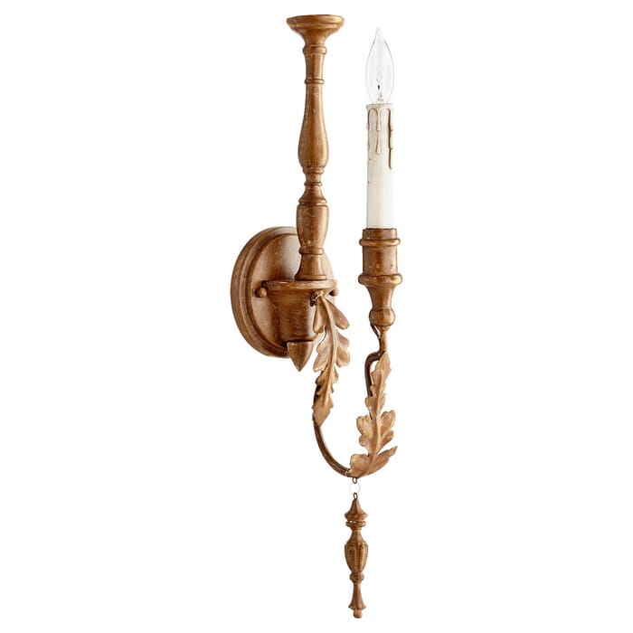 Quorum Salento 22" Wall Sconce in French Umber Quorum Salento 22" Wall Sconce in French Umber