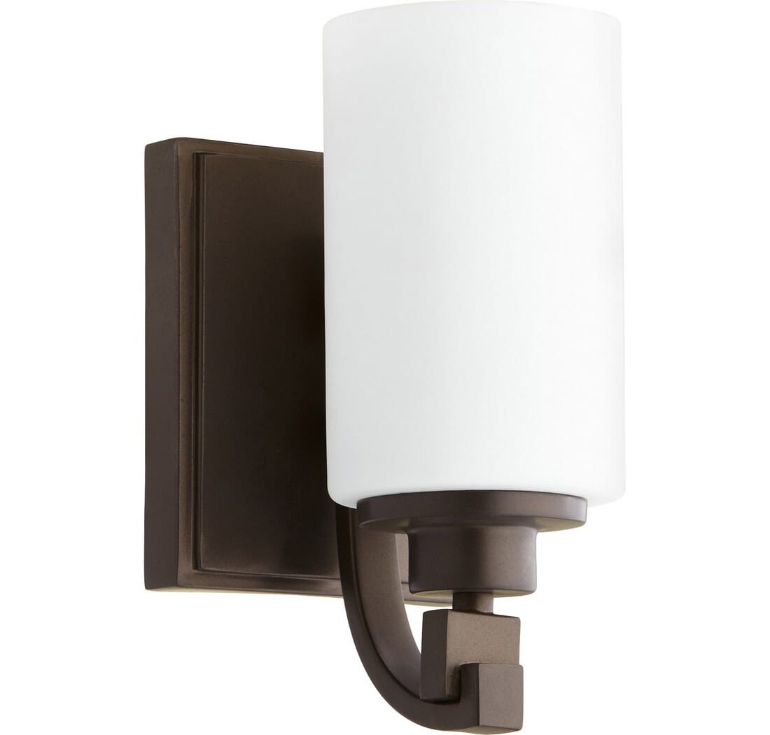 Quorum Lancaster 10"" Wall Sconce in Oiled Bronze -  Quorum International, 5407-1-86