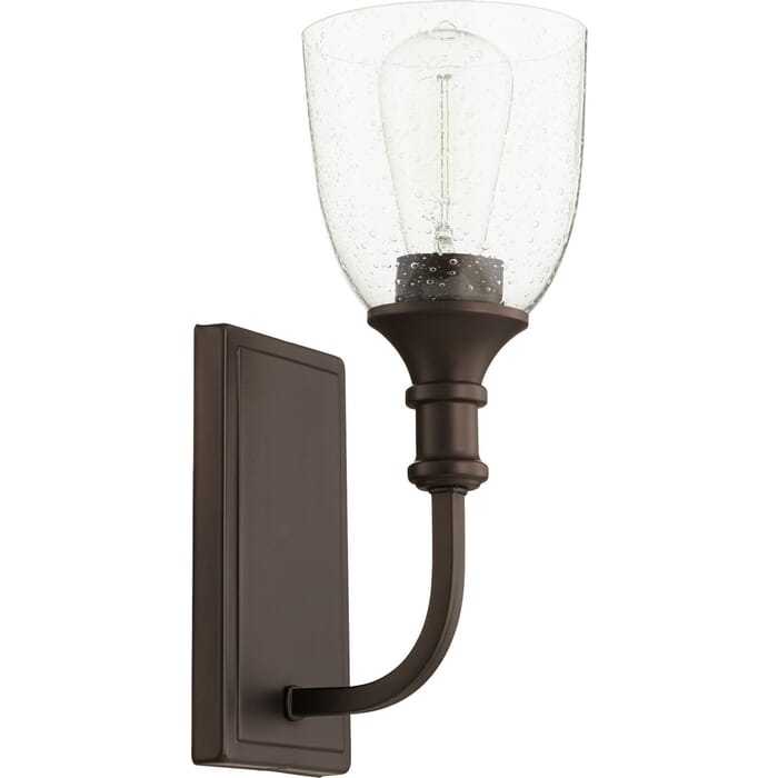 Quorum Richmond Wall Sconce in Oiled Bronze Quorum Richmond Wall Sconce in Oiled Bronze