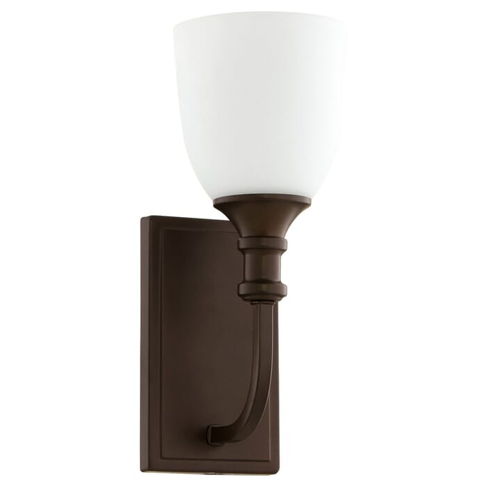 Quorum Richmond Wall Sconce in Oiled Bronze Quorum Richmond Wall Sconce in Oiled Bronze