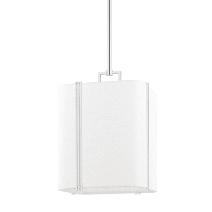 Hudson Valley Downing Mini Pendant in Polished Nickel Hudson Valley Downing Mini Pendant in Polished Nickel