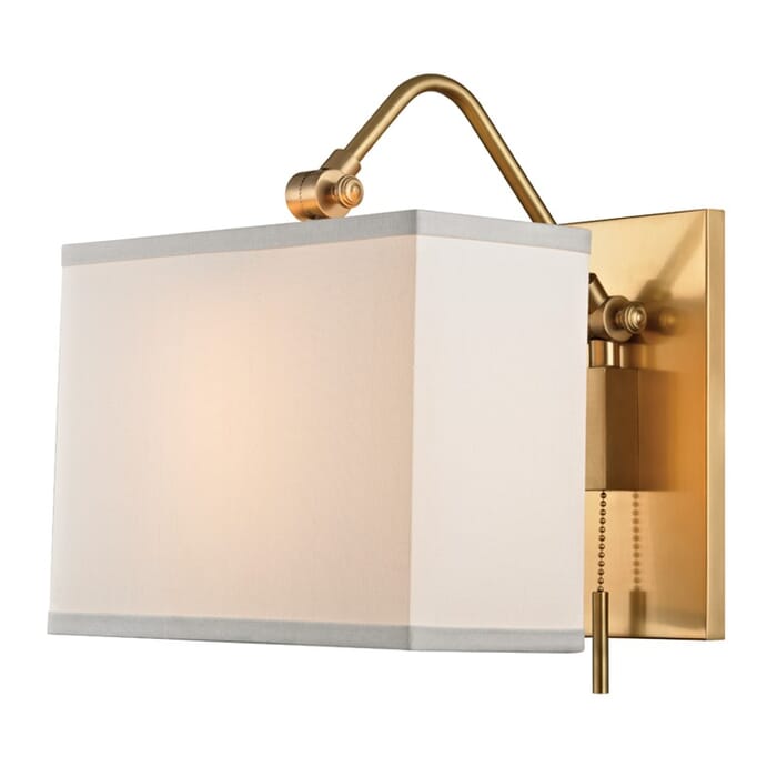 Hudson Valley Leyden 14" Wall Sconce in Aged Brass Hudson Valley Leyden 14" Wall Sconce in Aged Brass