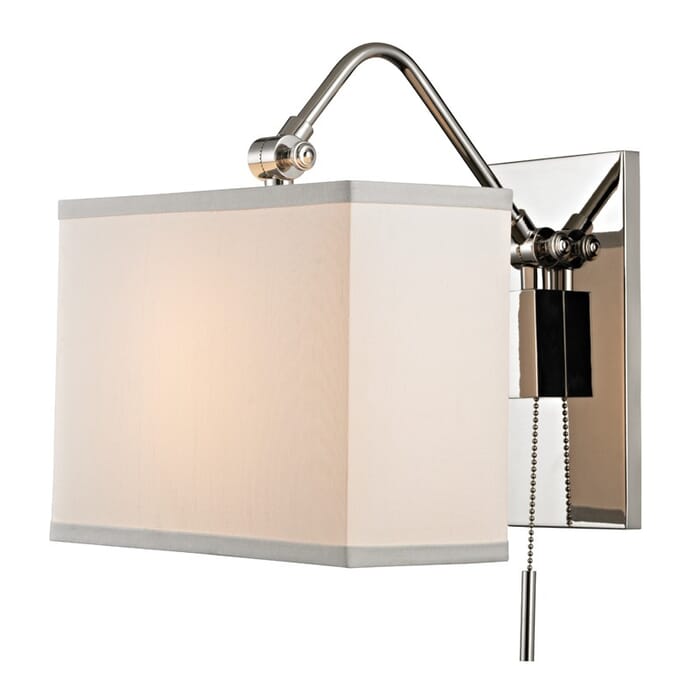 Hudson Valley Leyden 14" Wall Sconce in Polished Nickel Hudson Valley Leyden 14" Wall Sconce in Polished Nickel
