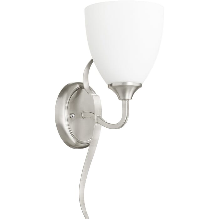 Quorum Jardin 15" Wall Sconce in Satin Nickel Quorum Jardin 15" Wall Sconce in Satin Nickel