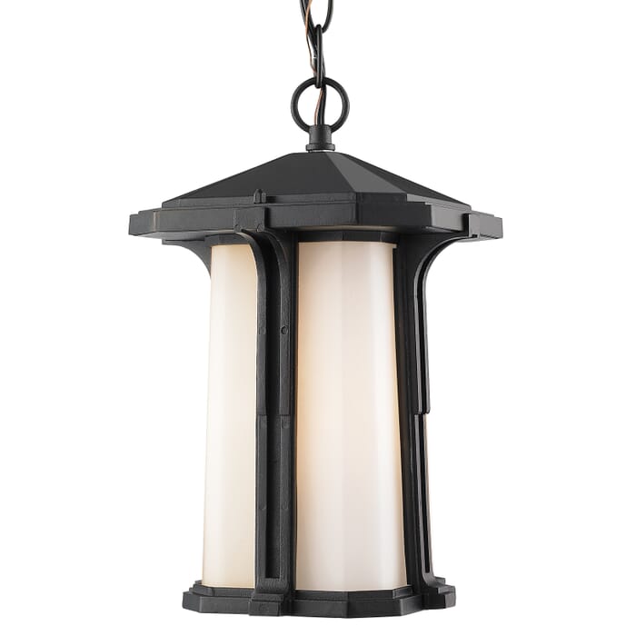 Z-Lite Harbor Lane 1-Light Outdoor Chain Mount Ceiling Fixture Light In Black Z-Lite Harbor Lane 1-Light Outdoor Chain Mount Ceiling Fixture Light In Black