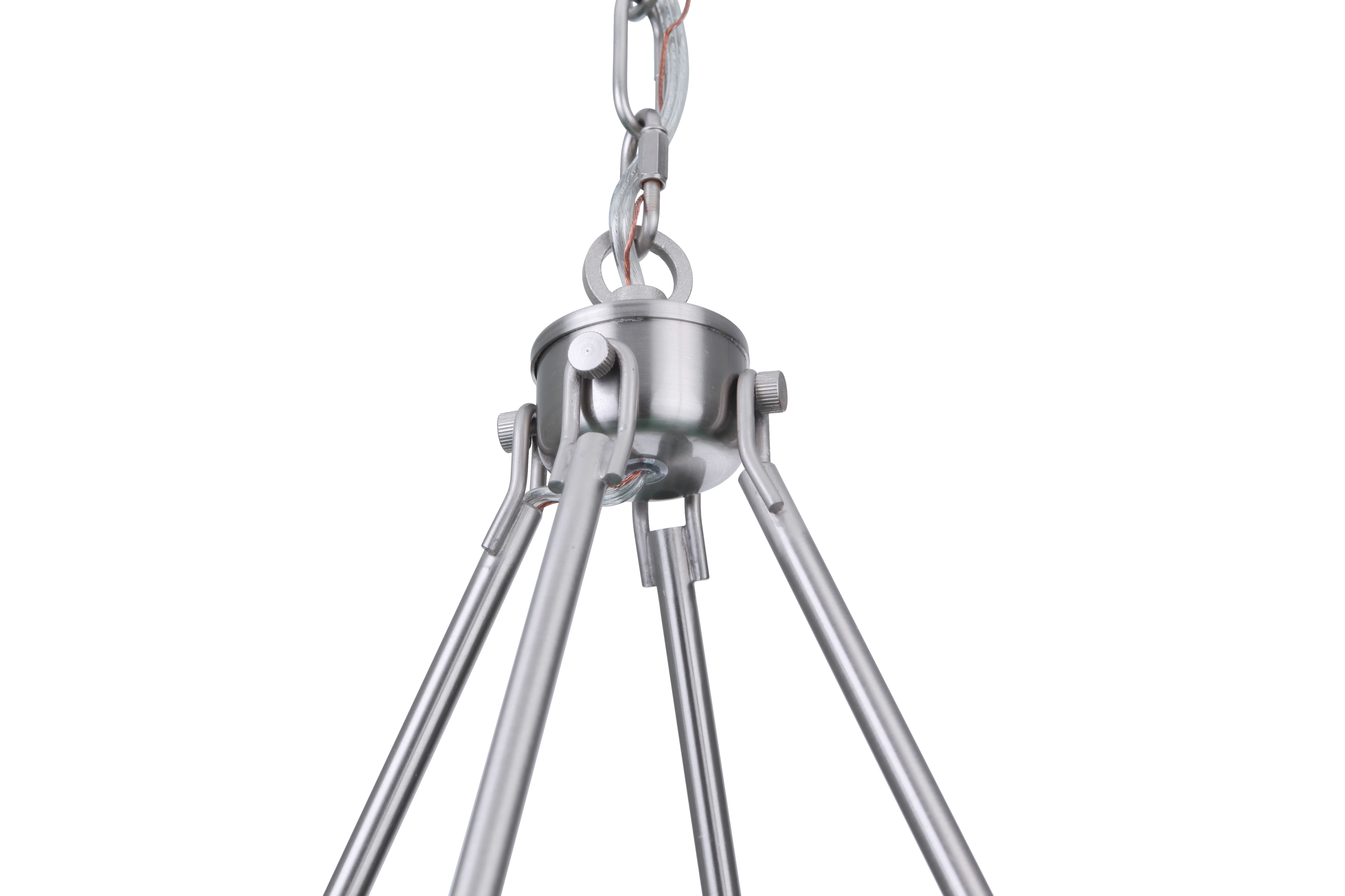 Craftmade Larrson 6-Light Chandelier in Brushed Polished Nickel