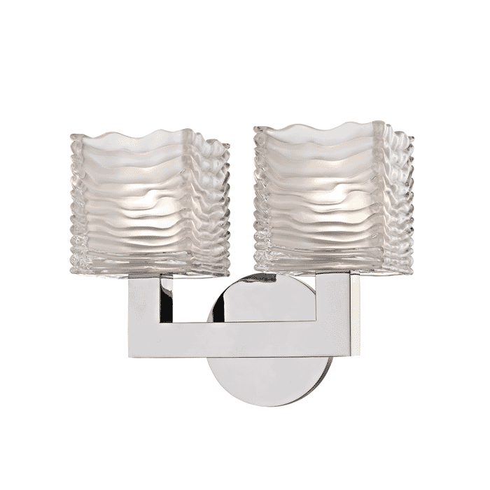 Hudson Valley Sagamore 2-Light 11" Bathroom Vanity Light in Polished Chrome Hudson Valley Sagamore 2-Light 11" Bathroom Vanity Light in Polished Chrome