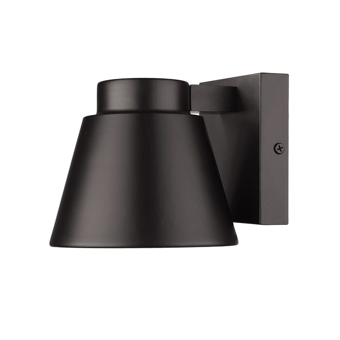 Z-Lite Asher 1-Light Outdoor Wall Sconce In Oil Rubbed Bronze Z-Lite Asher 1-Light Outdoor Wall Sconce In Oil Rubbed Bronze