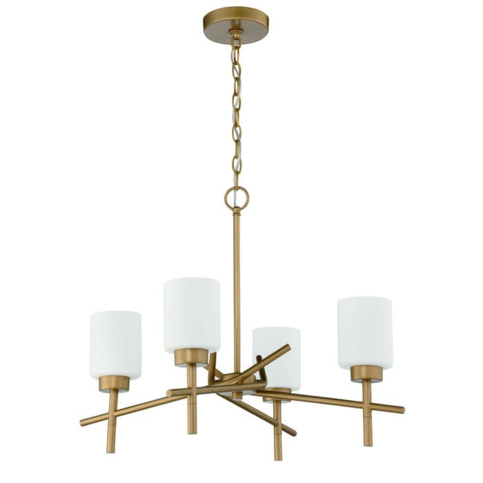 Craftmade Cadence 4-Light Chandelier in Soft Gold Craftmade Cadence 4-Light Chandelier in Soft Gold